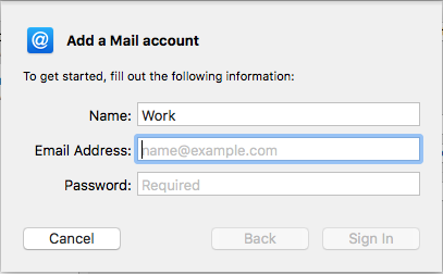 comcast email settings for mac mail 8.2